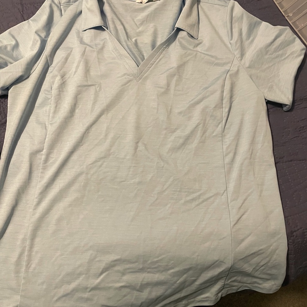 Lady Hagen Light Blue Womens Polo Shirt